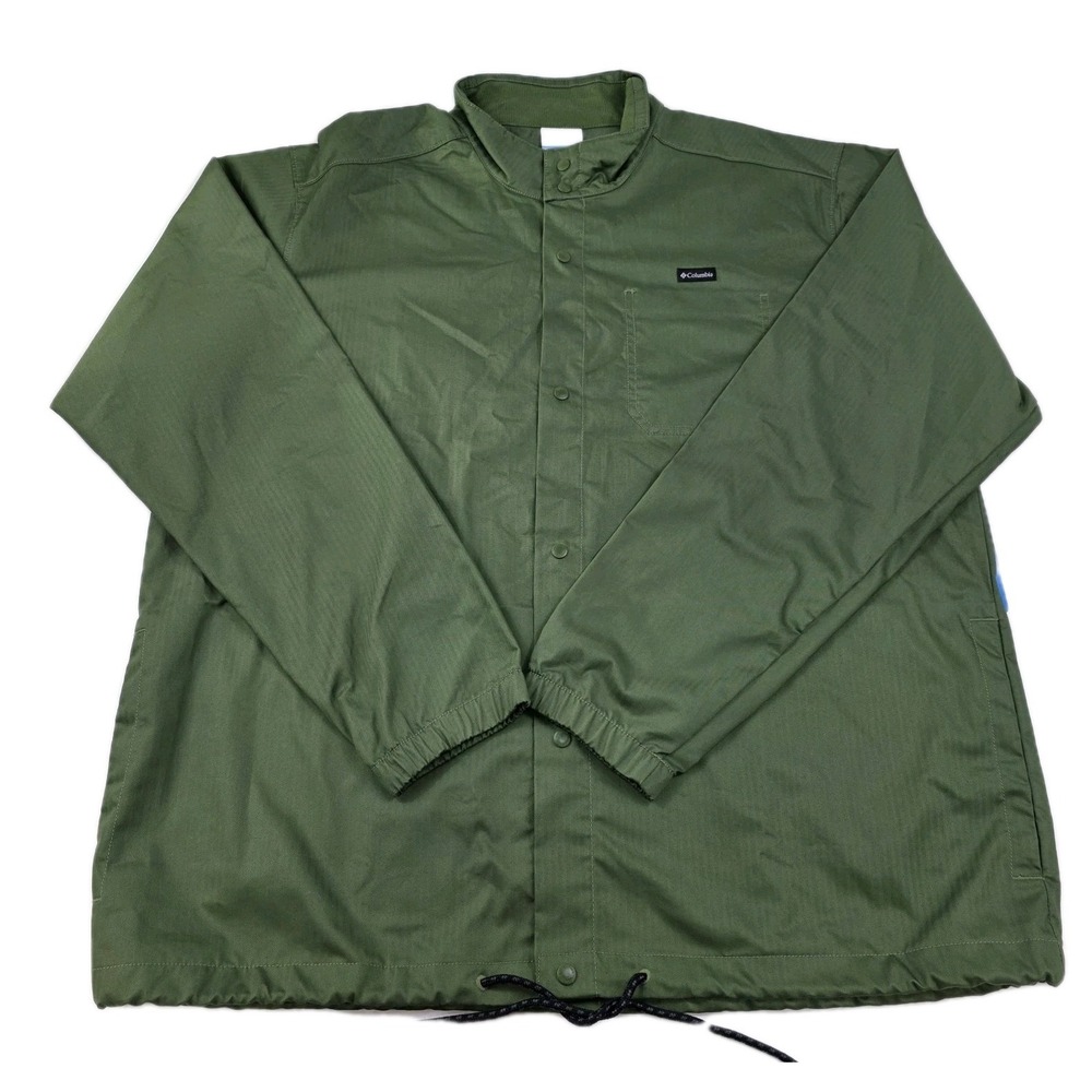 Columbia Olive Green Lightweight Coach Jacket